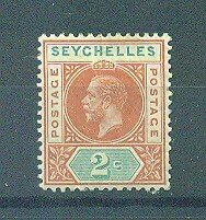 Seychelles sc# 63 mh cat value $1.00