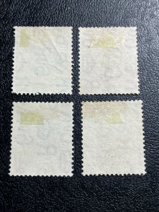 Great Britain Scott 210a - 213a Used
