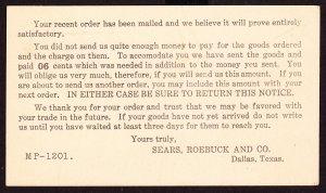 US Postal Card, Scott UX34, Used, Lt. Soiling, SCV $52.50, Scarcer Used