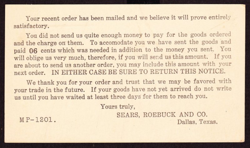 US Postal Card, Scott UX34, Used, Lt. Soiling, SCV $52.50, Scarcer Used