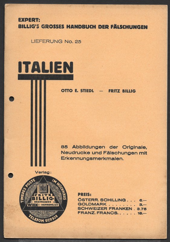 Doyle's_Stamps: Italien (Italy) Issues, Billig