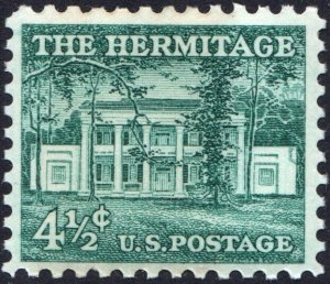 SC#1037 4½¢ The Hermitage Single (1959) MNH