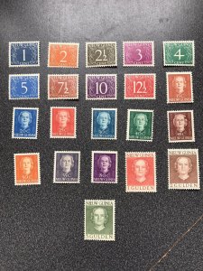 NETHERLANDS NEW GUINEA 1 - 21 MLH/HR KS Philatelics  #1's of the World