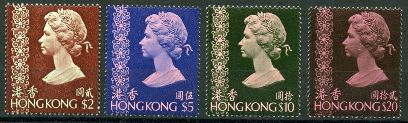 HONG KONG  SCOTT#324/27 HIGH VALUES  MINT NH-SCOTT VALUE $292.50