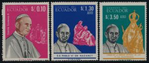 Ecuador 752-752B MNH Pope Paul VI