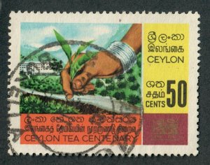 Ceylon #407 used single