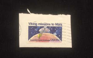 C) 1978 UNITED STATES, SHEET WITH STAMP OF VIKING MISSION TO MARS. MINT