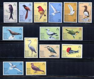 BRITISH  HONDURAS  BIRDS   SCOTT#167/78  MINT NEVER  HINGED