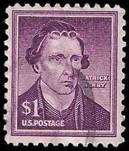 # 1052a USED DRY PRINT PATRICK HENRY
