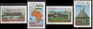 Kenya (KUT) 308-311 (mnh set of 4) Org. for African Unity Summit (1975)