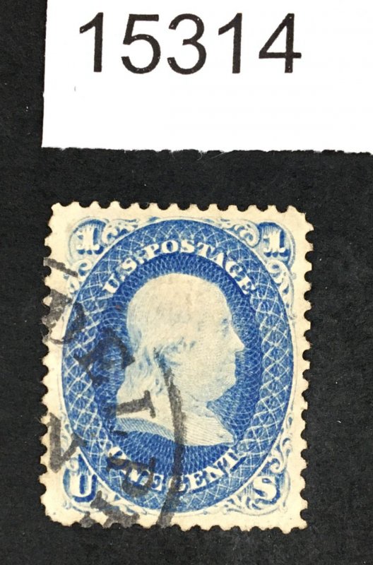 US STAMPS # 63 USED $45 LOT #15314