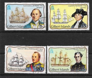 GILBERT ISLANDS SG51/4 1977 EXPLORERS SET USED