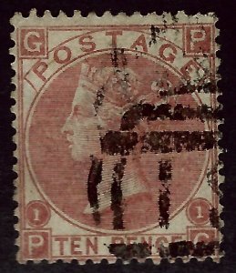 Great Britain SC#53 Pl 1 Used F-VF hr SCV$350.00...Worth a Close look!!