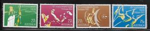 AUSTRALIA 842-845 MNH COMMONWEALTH GAMES SET 1982