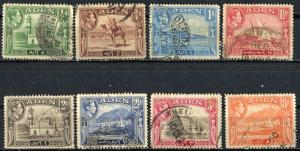 Aden; 1939; Sc. # 16-23; O/Used Cpl. Set