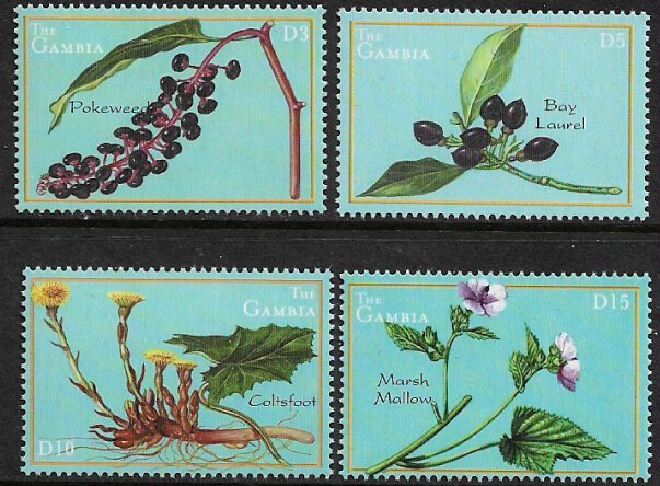 Gambia #2406-9 MNH Set - Medicinal Plants