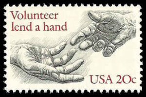 PCBstamps   US #2039 20c Volunteer, MNH, (3)