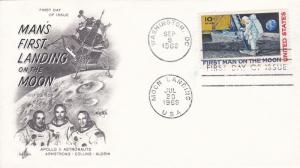 US 1969 FDC SC #C76 First Man on the Moon 10c