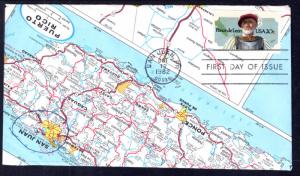 US 2024 Ponce de Leon Map U/A FDC