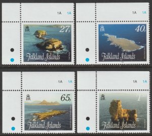 EDSROOM-17210 Falkland Islands 986-89 MNH 2009 Complete Islands & Rocks CV$11.50