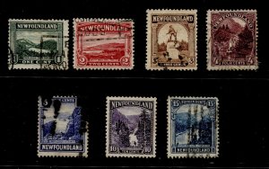 Newfoundland #131-135,139,142 QV Short Definitive Set Used CV$18.00