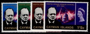 CAYMAN ISLANDS QEII SG188-191,  1966 Churchill commemoration set, NH MINT.