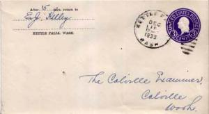 United States, Postal Stationery, Washington