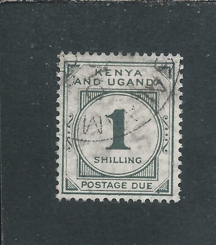 KUT POSTAGE DUE 1928-33 1s GREY-GREEN FU SG D6 CAT £140