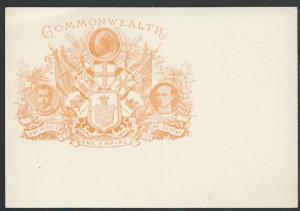 VICTORIA AUSTRALIA QV 1d Commonwealth commem postcard fine unused..........12439