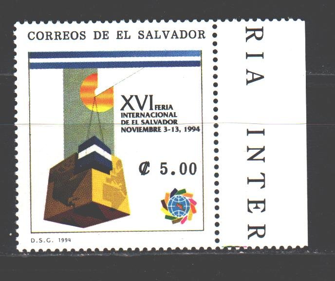 Salvador. 1994. 1957. International Exhibition in Salvador. MNH.