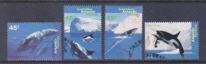 Australian Antarctic Territory AAT L94-97 MNH 1995 Whales & Dolphins Full Set