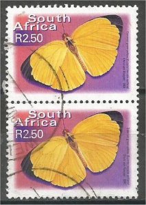 SOUTH AFRICA 2001, used, 2.50r  Butterfly Scott 1233