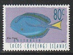 1995 Cocos Islands - Sc 309 - MH VF - 1 single - Fish
