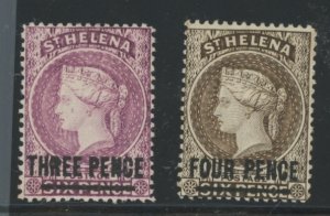 St. Helena #37-38 Unused Single