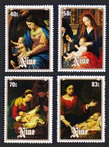 Niue Christmas issue 1984 4v SG#575-578 SC#457-460