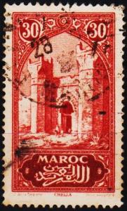 Morocco(French). 1917 30c S.G.132 Fine Used