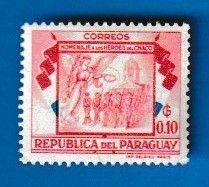 PARAGUAY SCOTT#509 1957 HEROES OF THE CHACO WAR - MNH