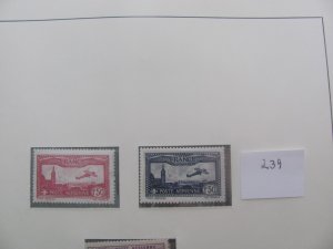 FRANCE 1930-31 MNH SC C5-C6 SET XF $75 (239) NEW COLLECTION.