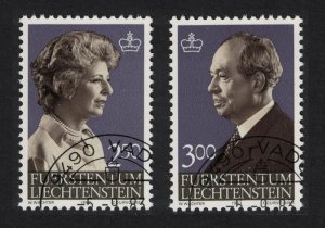 Liechtenstein Princess Gina Prince Francis Joseph II 2v 1983 CTO SG#823-824