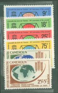 Cameroun #392-5/B37-8  Single (Complete Set)