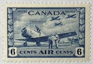 CANADA 1942-43 #C7 Air Training Plane Air Mail - MNH CV 13$+