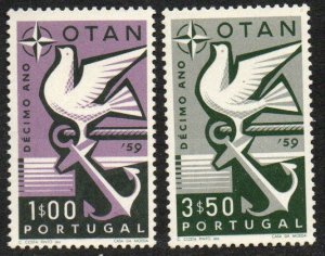 Portugal Sc #846-847 Mint Hinged