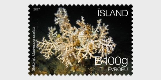 Stamps of Iceland 2017 MNH**- Iceland’s Seabed Ecosystem II - (Zigzag Coral)