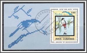 Caribbean #2658C Flowers Birds Souvenir Sheet CTO NH