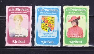 Kiribati 404-406 Set MNH Princess Diana (A)