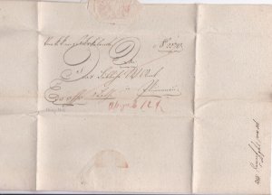 Austrian Kuk 1845 Military Letter Report Stamps Cover ref 22367 