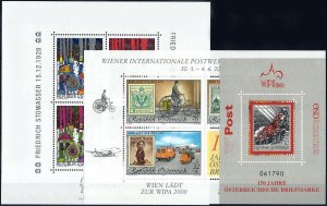 2000 Austria Complete Year set with all Sheets+Definitives VFMNH! CAT 125$ 17%