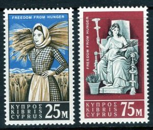 Cyprus (1963) #222-3 MNH