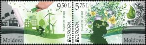 Moldova 2016 CEPT Europa Think Green 2 MNH stamps