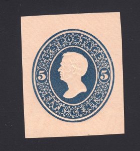 Scott #U174 5c Mint Cut Square, Cat $95.00